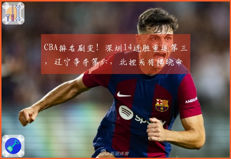 CBA排名剧变！深圳14连胜重返第三，辽宁争夺第六，北控或将揭晓命运